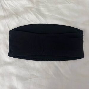 Buffbunny airknit bandeau sports bra - Onyx black - medium